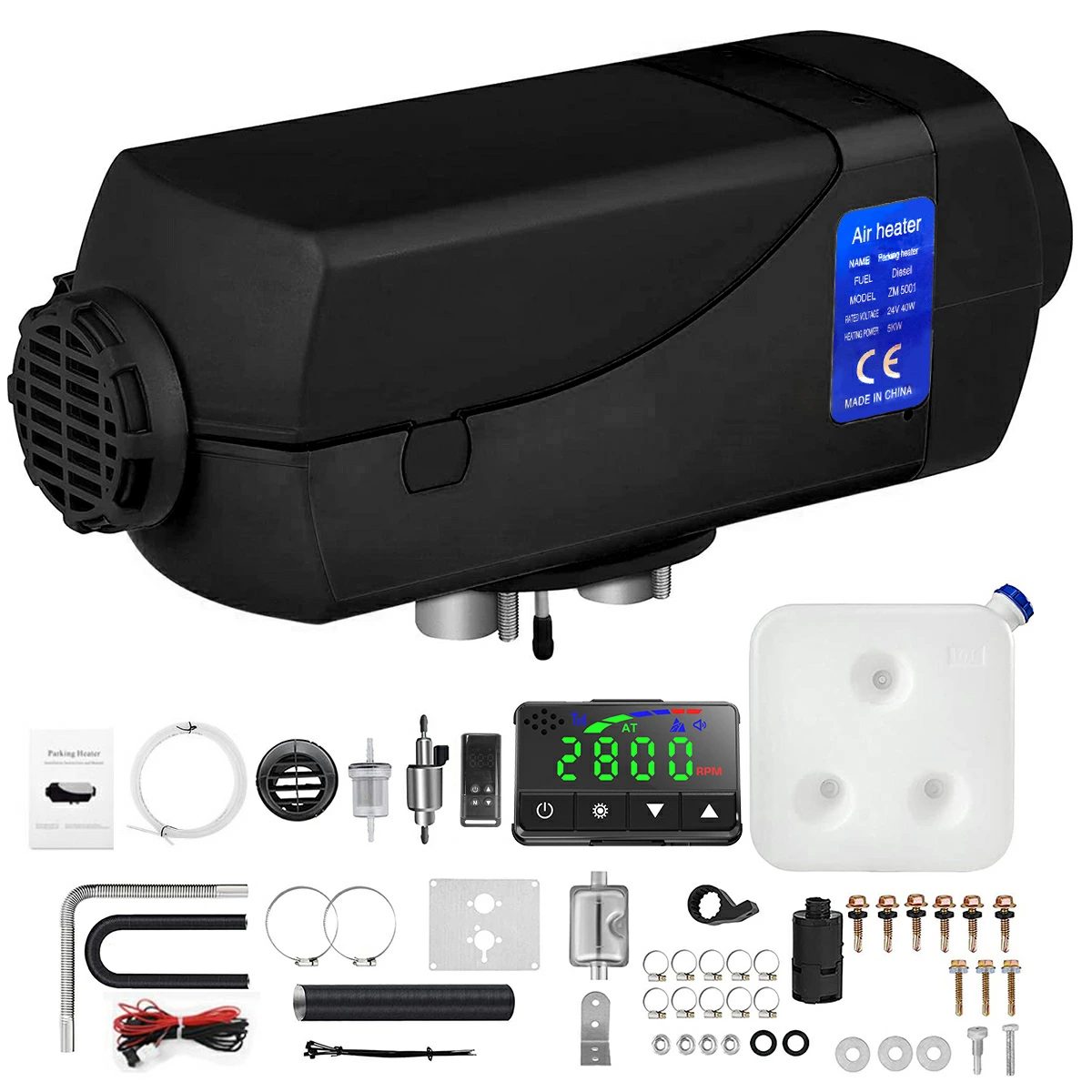 12V 5KW車用 軽油 エアヒーター FFヒーター 燃料ヒーター 車用ヒーター