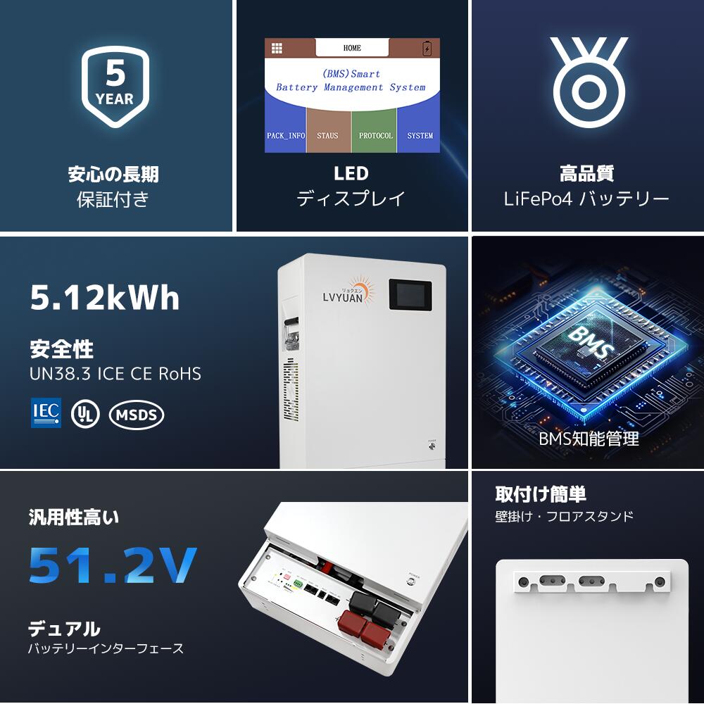 リーフバッテリ BMS100A付き アプリで管理出来ます 【公式通販】