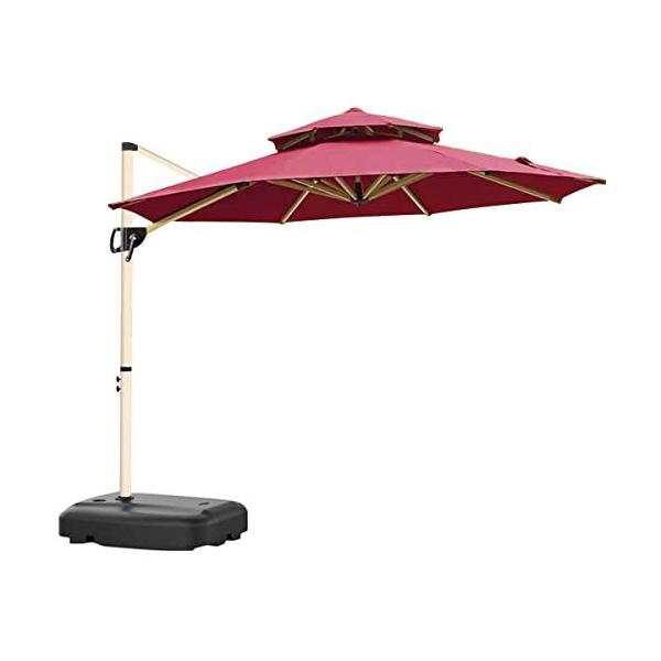 2024新登場】ガーデンパラソル パラソル 大型 風に強い (約)直径220cm  