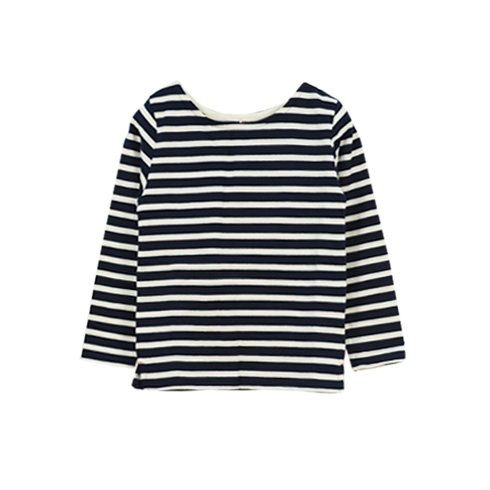 キッズ 子供服 Tシャツ カットソー 長袖 ボーダー クルーネック U