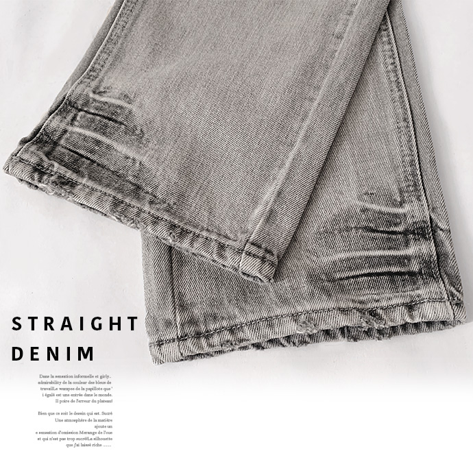 デニム デニムパンツ ジーパン Gパン ボトムス パンツ ロングパンツ ストレート ゆったり ノンストレッチ レディース 送料無料 |  | 17