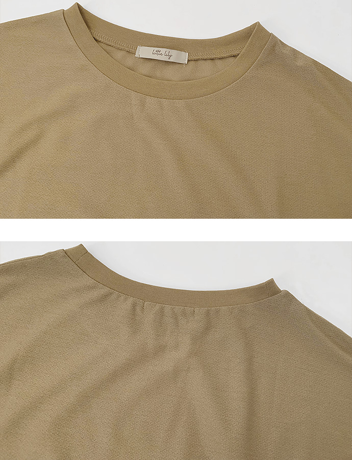 カットソー レディース トップス フレンチスリーブ 梨地 UV ゆったり 大きいサイズ シンプル カジュアル キレイめ 楽ちん 送料無料 |  | 22