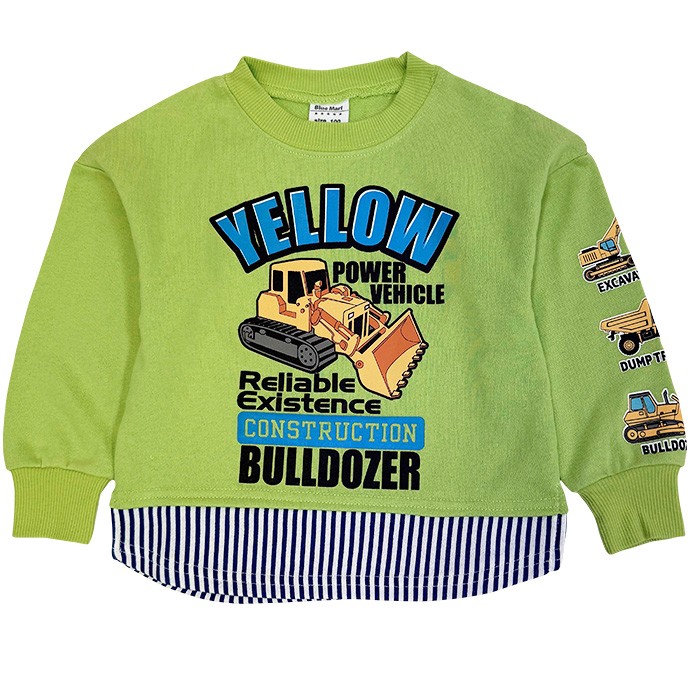 タイムセール トレーナー スウェット プルオーバー 長袖 トップス 裏毛 車 緊急車両 救急車 パトカー 消防車 アソート 子供服 キッズ 男の子 男児 送料無料 |  | 06