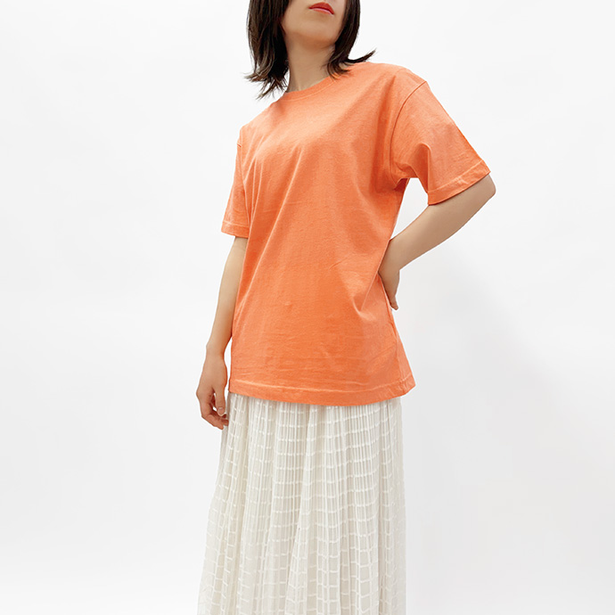 Tシャツ 半袖Tシャツ 綿100% カットソー インナー インド綿 クルー 