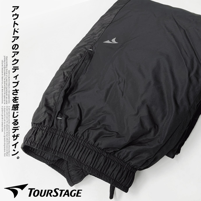 新品タグ付　メンズ　ゴルフ　防寒　パンツ　黒　無地　中綿　56 L LL程度 楽天市場】ゴルフ パンツ メンズ 中綿 ダウンパンツ 暖かい 裏