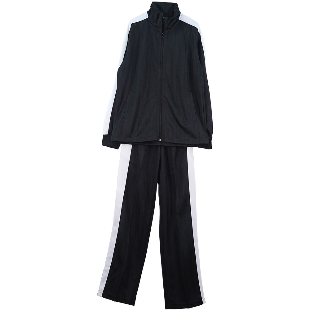 ジャージ セットアップ 上下セット 上下組 ルームウェア 部屋着 レディース スポーツ 運動 ランニング 部活 1本ライン 送料無料 |  | 08