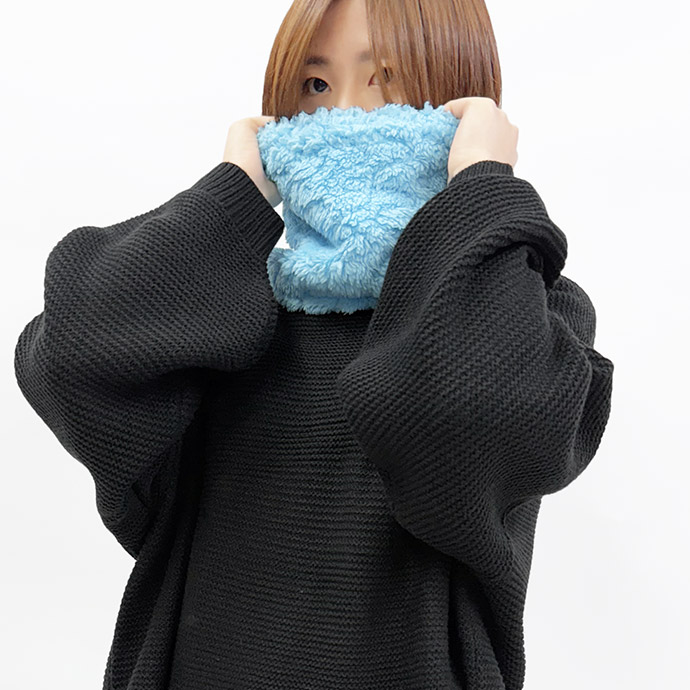 チルット ネックウォーマー ヘアバンド　2点セット ネックウォーマー ヘアバンド 2way 防寒 ボア あったか ふわふわ