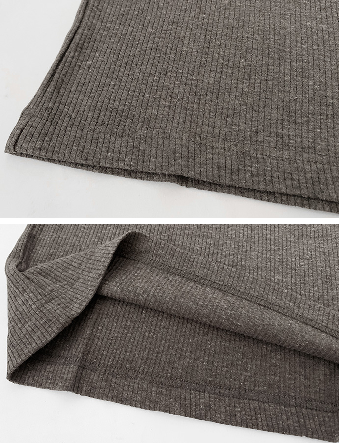 カットソー トップス 7分袖 七分袖 テレコ リブ Uネック 綿混 ストレッチ バック 飾り ボタン シンプル カジュアル オフィス ビジネス 送料無料 |  | 19