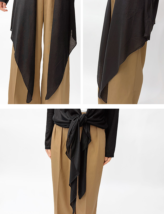 カーディガン ロングカーデ チュニック 2way UVカット UVケア 羽織り 紫外線対策 冷房対策 オフィス 体型カバー 薄手 前結び 長袖 レディース 送料無料 |  | 19