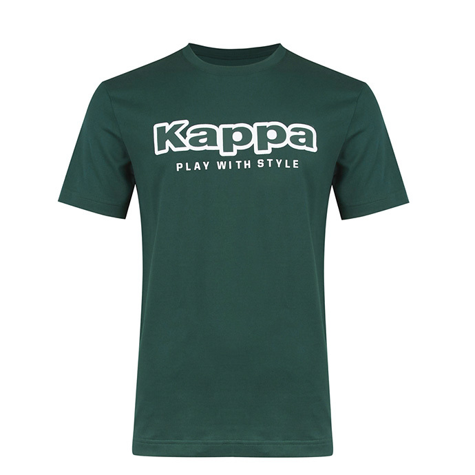 メンズ Kappa カッパ Tシャツ 半袖 トップス クルーネック コットン 綿