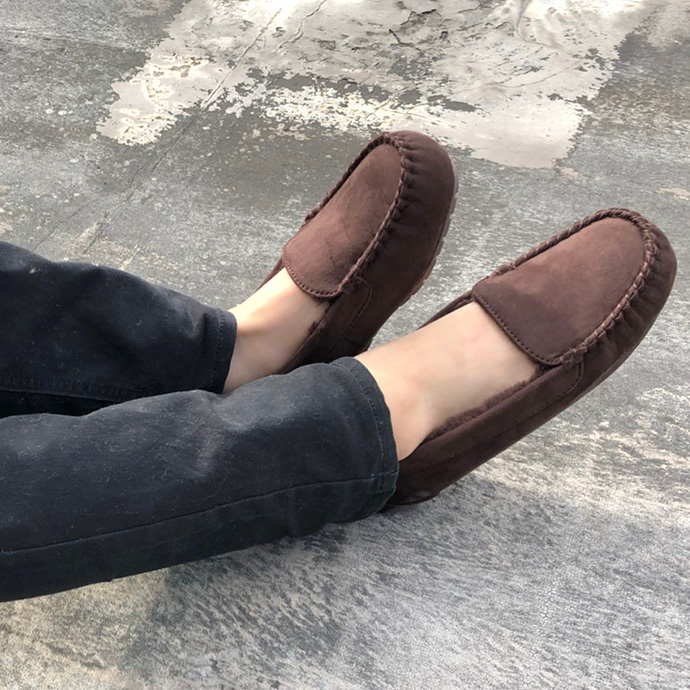 モカシン シューズ 靴 レディース ボアモカシン ぺたんこ 無地 プレーン ボア あったか 防寒 楽チン |  | 03