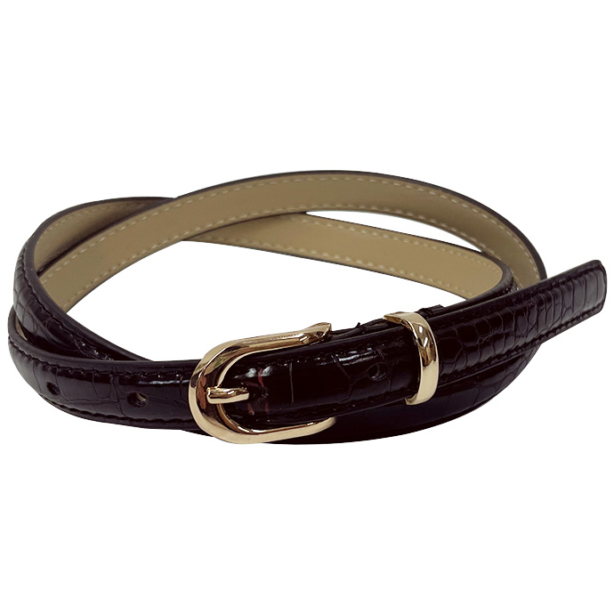 タイムセール ベルト レディース 穴あり バックル レザー 細い 太い アソート 選べる 調整可能 ブラック ホワイト ブラウン ベージュ 送料無料 |  | 02