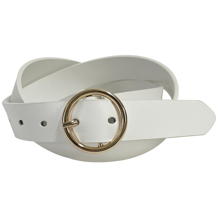 タイムセール ベルト レディース 穴あり バックル レザー 細い 太い アソート 選べる 調整可能 ブラック ホワイト ブラウン ベージュ 送料無料 |  | 05