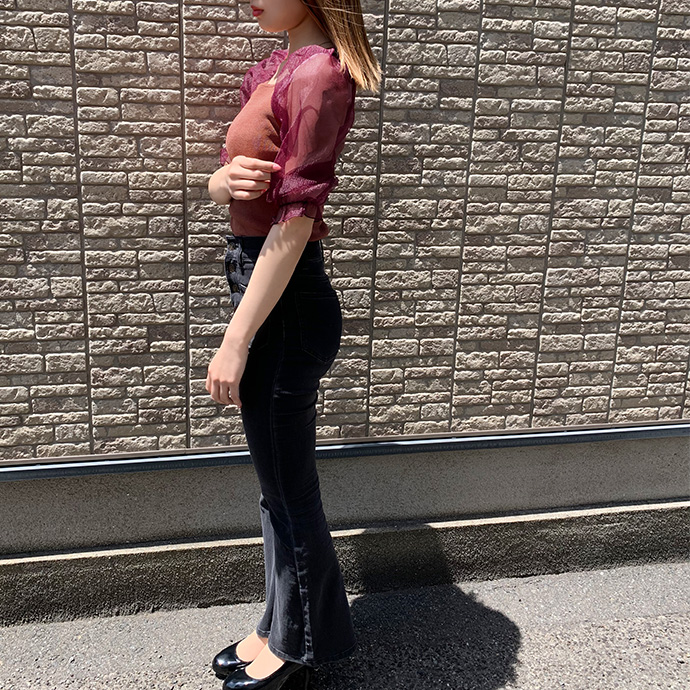 タグ付き 20AW シアー パワショル カットソー オーガンジー 楽天市場】オーガンジー（柄無地）（Tシャツ・カットソー