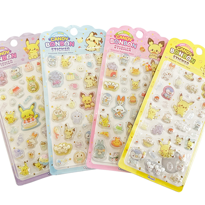 シール ステッカー ぷくぷくシール ぷっくりシール 3Dシール 立体
