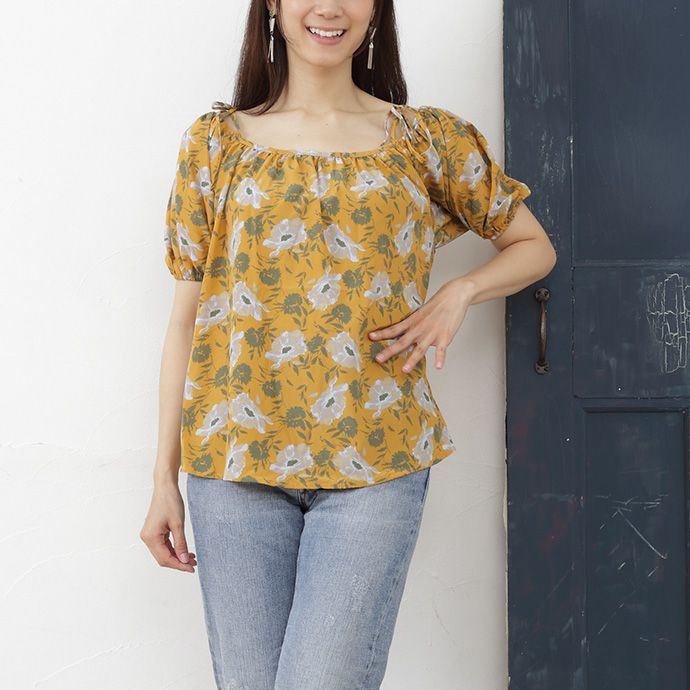 ブラウス カットソー オフショルダー オフショル レディース 半袖 肩