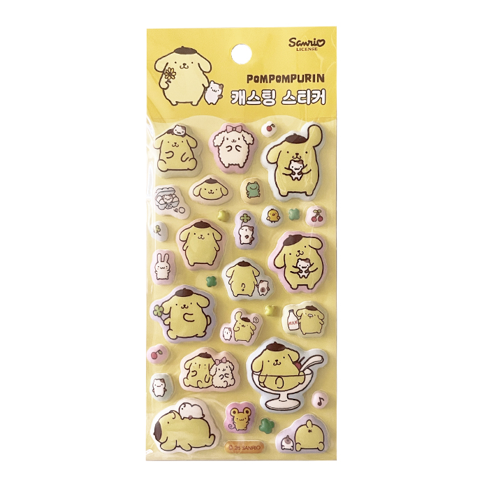 シール ぷくぷく ぷっくり サンリオ マシュマロ ぷにぷに 1枚売り 単品