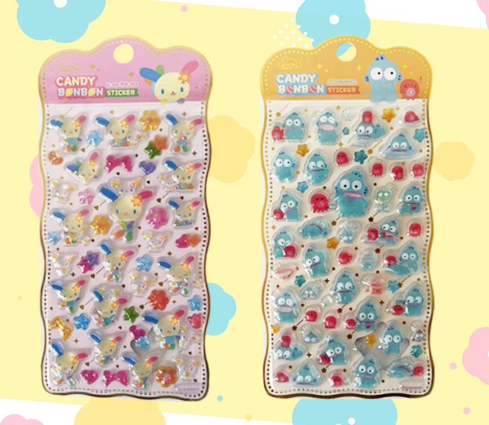 シール ぷくぷく ぷっくり サンリオ sanrio うさはな ハンギョドン
