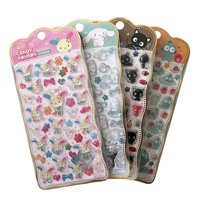 サンリオ　シール　まとめ売り　正規品　ぷっくりシール シール ぷくぷく ぷっくり サンリオ sanrio うさはな ハンギョドン