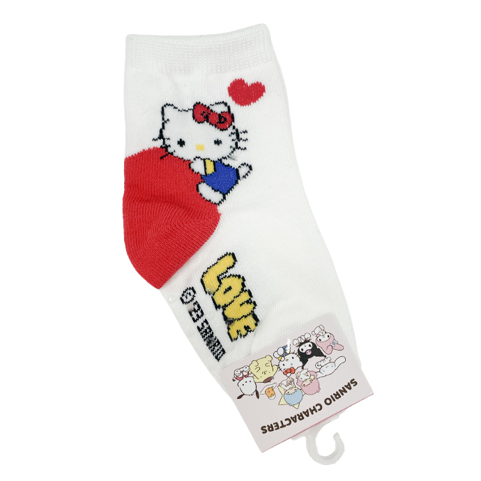 靴下 ソックス 子供用 キッズ サンリオ マイメロ クロミ ハローキティー ポチャッコ ポムポムプリン シナモロール 滑り止め 送料無料 | sanrio | 01