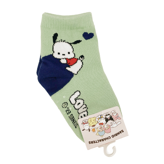 靴下 ソックス 子供用 キッズ サンリオ マイメロ クロミ ハローキティー ポチャッコ ポムポムプリン シナモロール 滑り止め 送料無料 | sanrio | 03