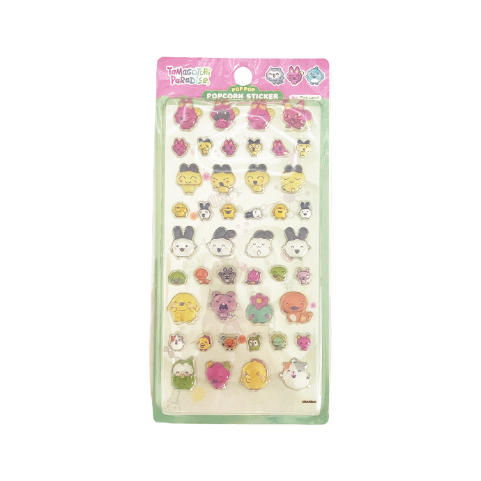シール ぷくぷく ぷっくり たまごっち 立体 クリア 透明 デコ バラ売り