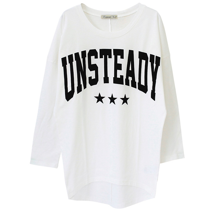 ロンT Tシャツ ゆるTシャツ ビッグTシャツ レディース 長袖 ドルマン