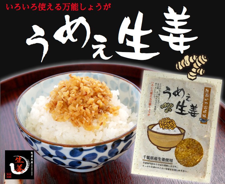 いろいろつかえる万能しょうが　うめぇ生姜エコパックごはんイメージ