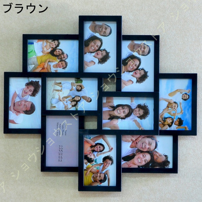 Quikaboo フォトフレーム アンティーク 写真立て 壁掛け ポスト