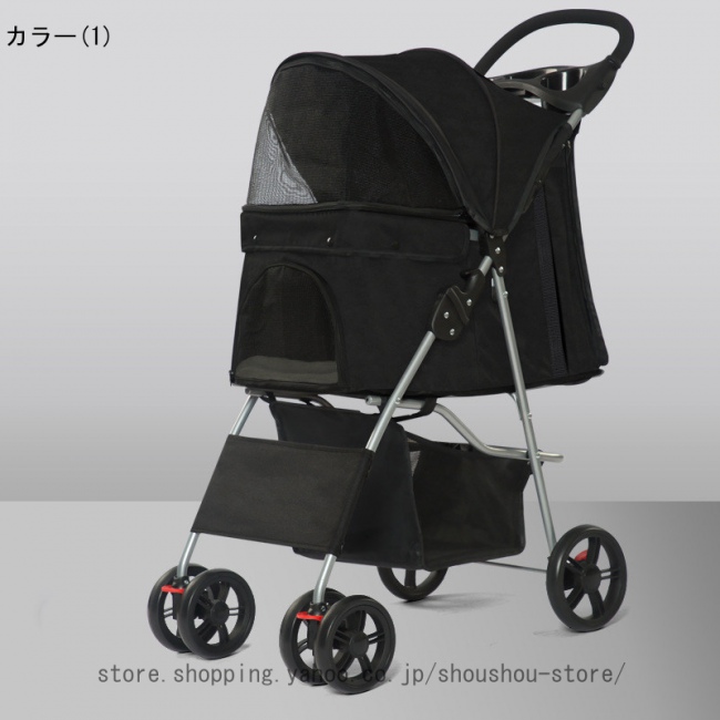 ペットカート 折りたたみ 4輪 軽量 多頭 小型犬 ペットカート