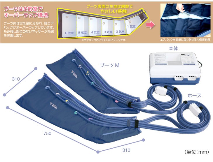 フィジカルメドマー(PM-8000)用 空気袋第1気室(ABM1-100)【消耗品・パーツ】【Automatic Air Massager】 消耗品・パーツ Automatic Air Massager フィジカルメドマー(PM-8000