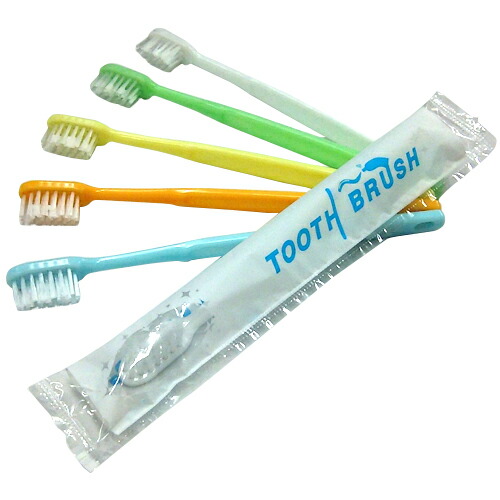業務用 使い捨て 歯ブラシ 粉付き 500本 ケース売り 粉付歯ブラシ 歯みがき インスタントハブラシ ホテルアメニティ 個包装「当日出荷」