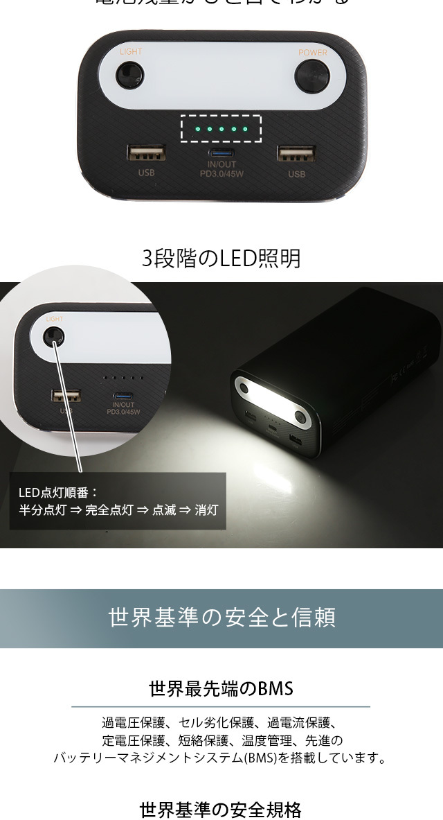 ポータブルバッテリー　AC10(99Wh) ポータブルバッテリー AC10(99Wh) : 手づくり工房かくれんぼ