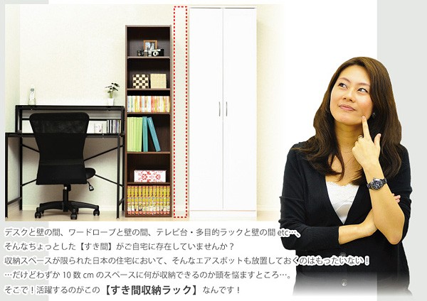 すき間収納ラック【GaP】ラック本体