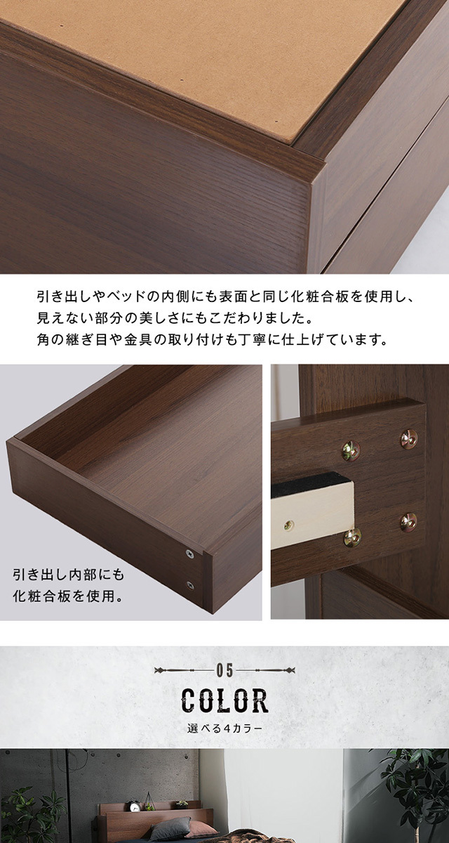 【送料無料】棚・収納付きヴィンテージチェストベッド ダブル【BROOK】 楽天市場】棚・収納付きヴィンテージチェストベッド ダブル