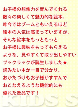 キッズファニチャーブックラック