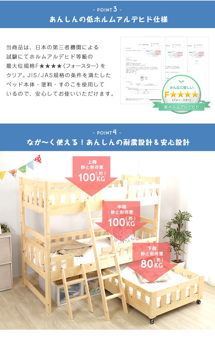 三段ベッド