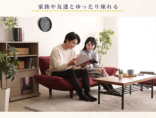 肌触りが良いコーデュロイソファ 2人掛け オットマンセットQooliss 