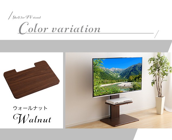 テレビスタンド 専用棚 幅45 奥行30 cm 壁寄せ テレビ台 ロー