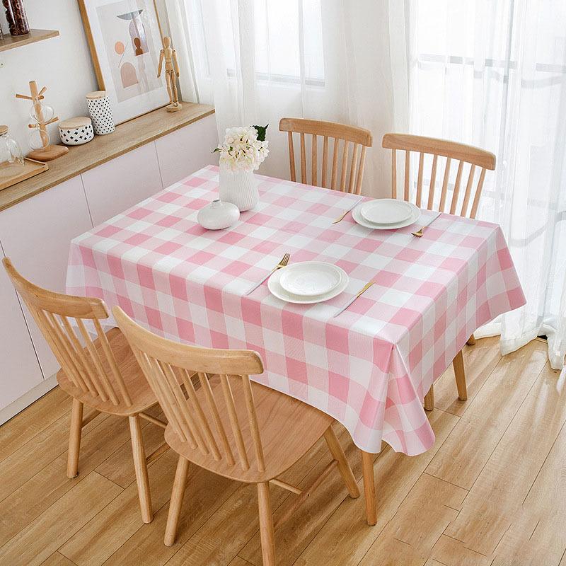 北欧 ヴィンテージ テーブルクロス ピンク 特価】テーブルクロス 大 サイズ ビニール おしゃれ タータンチェック