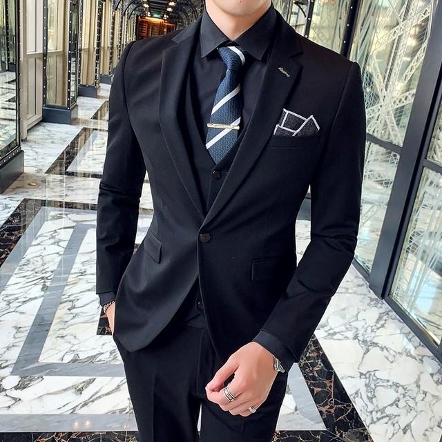 楽天市場】スリーピース タキシード スーツ メンズ 紳士服 礼服