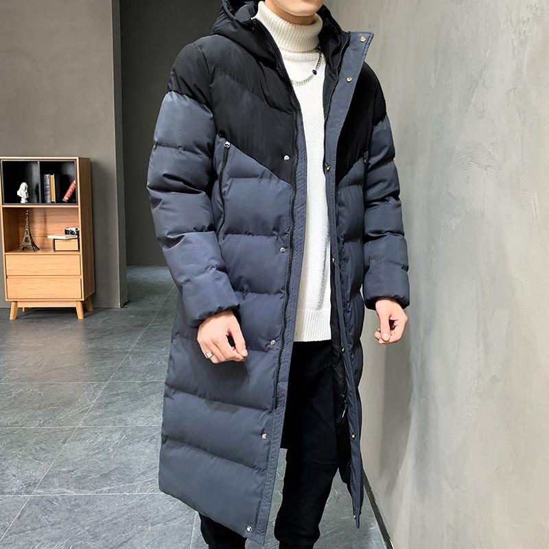 アルミ 中綿コート メンズ ダウンコート ダウンジャケット ロング フード付き カジュアル 韓国風 厚手 アウトドア 冬服 ゆったり 通勤通学 かっこいい