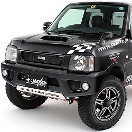 JAOS ジャオス　スペアタイヤブラケット　ジムニーjb23 JAOS ジャオス スペアタイヤブラケット ジムニー JB23系 B320512