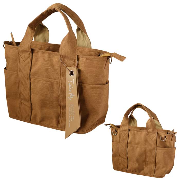 トートバッグ Take Me 9pocket Totebag完成品 | 多機能 トートバッグ ショルダー 2way マザーズバッグ ママバッグ カバン 通学 通勤 レディース 9ポケット｜shugale1｜03