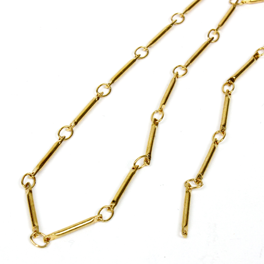 デザインチェーン ライン 太さ1mm×1m入り | チェーン メタル パーツ おしゃれ 個性的 デザイン 細目 ネックレス アクセサリー ピアス ブレスレット |  | 01