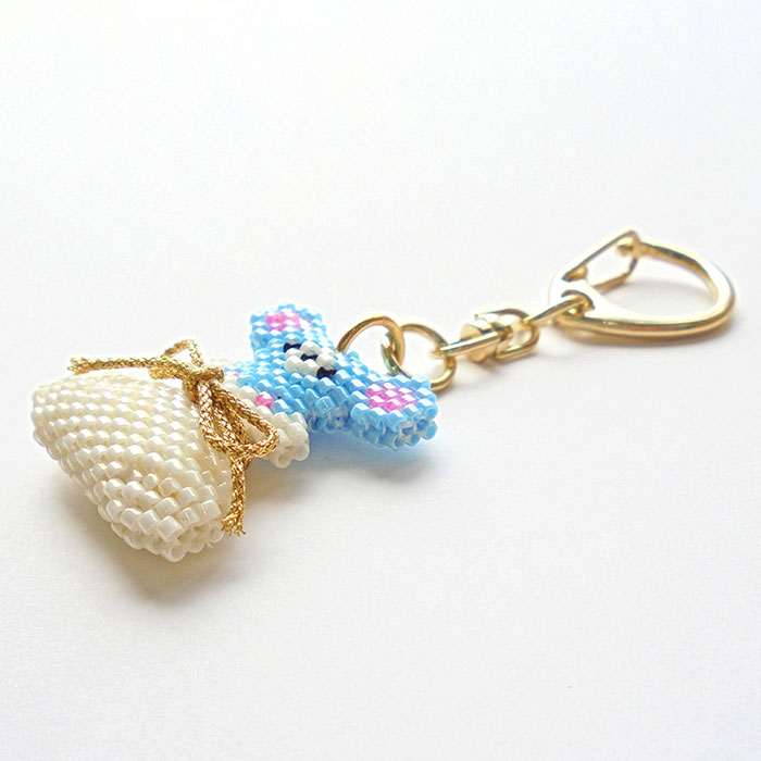 ホビックス ビーズキット 京・動物ことわざキーホルダー | ビーズ