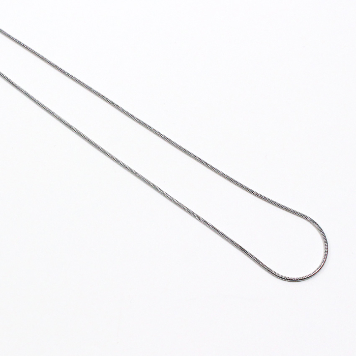 ステンレス ネックレスチェーン スネーク シルバー ゴールド 40cm | 変色しにくい アレルギーが起きにくい チェーン メタル パーツ おしゃれ 個性的 細目 | クラフトハートトーカイ | 01