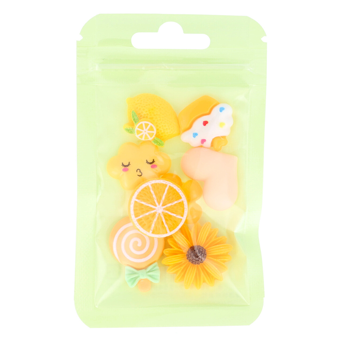 デコパーツミックス S 全8色 パープル / イエロー ブルー