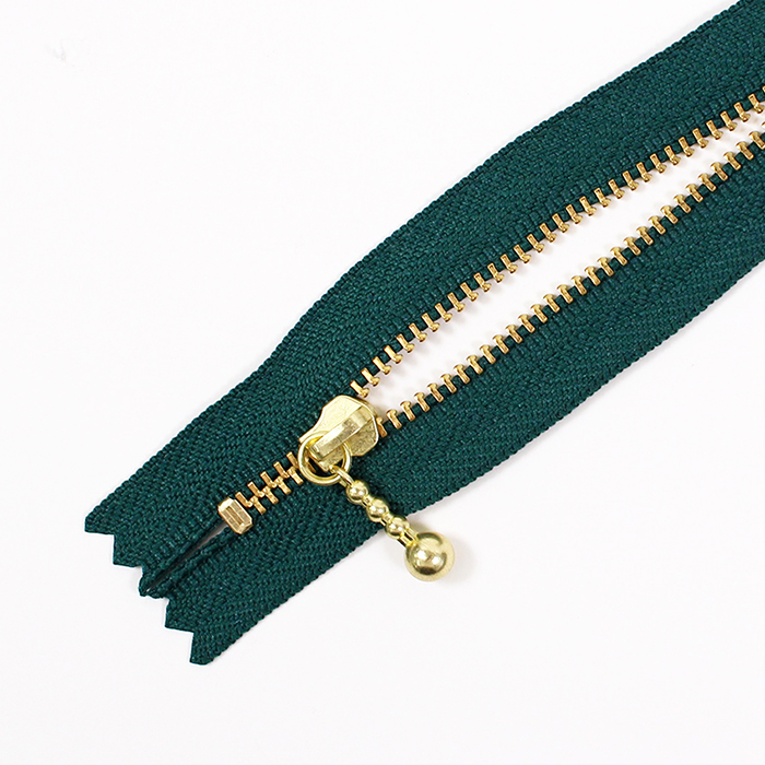 YKK 玉付きファスナー 10cm メタルゴールド 3MGC-10 色 カラー2