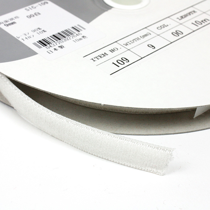 両面別珍リボン 巾 9mm 巻売り 反売り 10m巻き SIC-109 | ベルベット